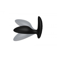 Анальна пробка з вібрацією We-Vibe Ditto+ Satin Black з пультом та керуванням з телефону