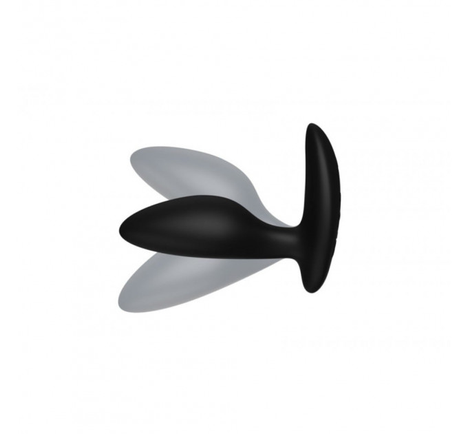 Анальная пробка з вибрацией We-Vibe Ditto+ Satin Black с пультом и управлением с телефона