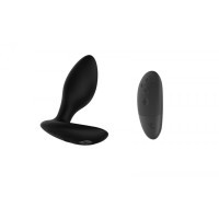 Анальна пробка з вібрацією We-Vibe Ditto+ Satin Black з пультом та керуванням з телефону