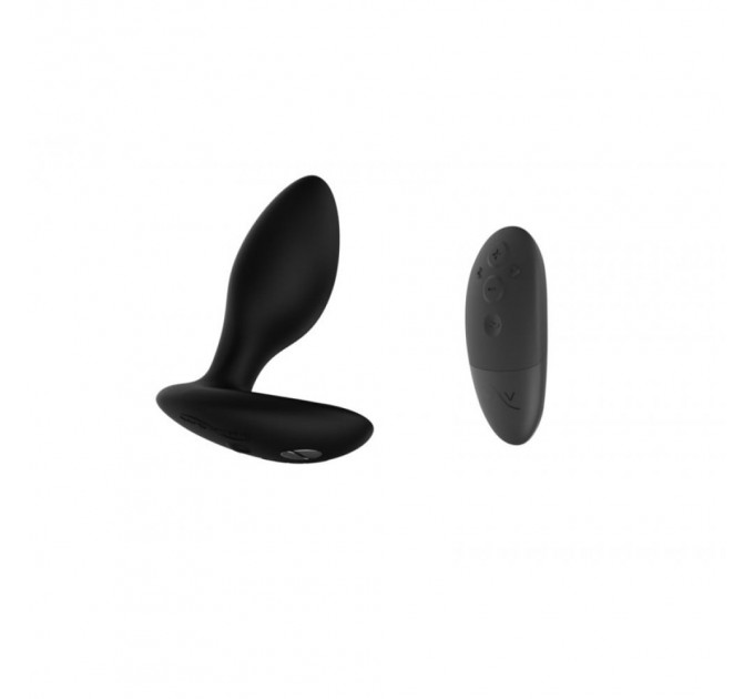 Анальная пробка з вибрацией We-Vibe Ditto+ Satin Black с пультом и управлением с телефона