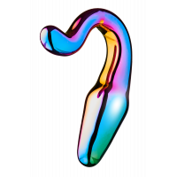 Анальный плаг из боросиликтного стекла GLAMOUR GLASS SLEEK ANAL TAIL PLUG