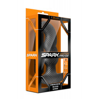 Анальна пробка з вібрацією 3-в-1 SPARK IGNITION PRV-02 CARBON FIBER