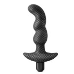 Анальна пробка з вібрацією 3-в-1 SPARK IGNITION PRV-02 CARBON FIBER