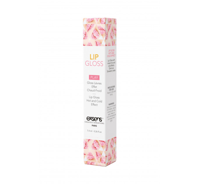 Блеск для оральных ласк EXSENS LIP GLOSS STRAWBERRY 7,4ML