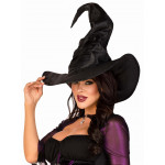 Большая шляпа ведьмы Leg Avenue Large Ruched Witch Hat O/S