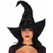 Большая шляпа ведьмы Leg Avenue Large Ruched Witch Hat O/S