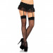 Чулки сексуальные One Size Dex Sheer Stockings от Leg Avenue, черные