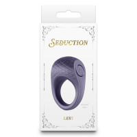 Эрекционное виброкольцо NS Novelties Seduction Levi, серое