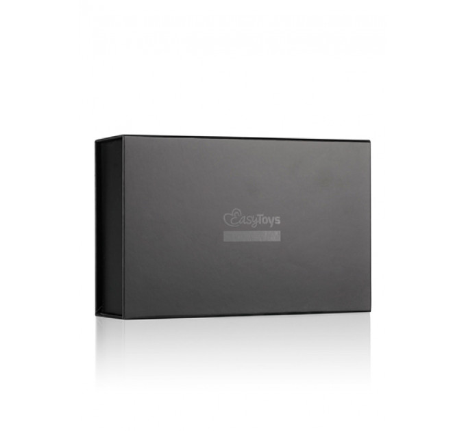 ET280BLK Ошейник с зажимами на соски, черный