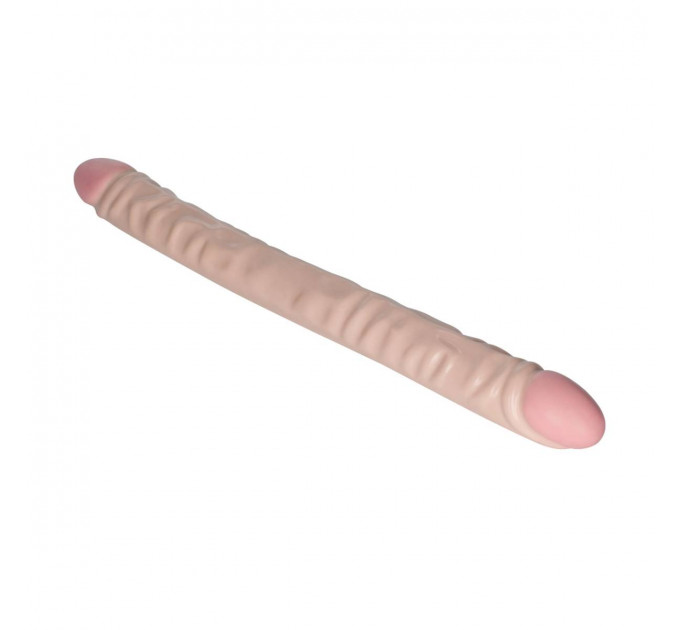 Фаллоимитатор двойной реалистичный California Exotic Novelties, бежевый