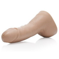 Фаллоимитатор реалистик с мошонкой, Fleshjack Guys Mick Blue Dildo, телесный
