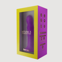 Фаллоимитатор термореактивный Adrien Lastic Hitsens 3 фиолетовый