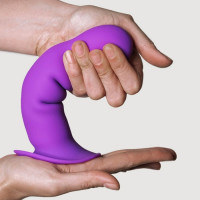 Фаллоимитатор термореактивный Adrien Lastic Hitsens 3 фиолетовый