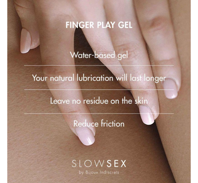 Гель для мастурбации на водной основе FINGER PLAY Slow Sex by Bijoux Indiscrets, 30 мл