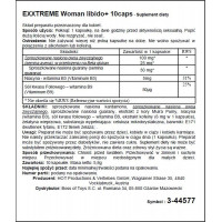 Капсули для підвищення лібідо для жінок eXXtreme (ціна за 10 капсул в упаковці)