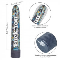Класичний вібратор CalExotics Naughty Bits: Fuck You Personal Vibrator - Free Shipping