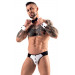 Чоловічий костюм Sven Joy Men's Jock Briefs із трьох предметів, чорно-білий, розмір M