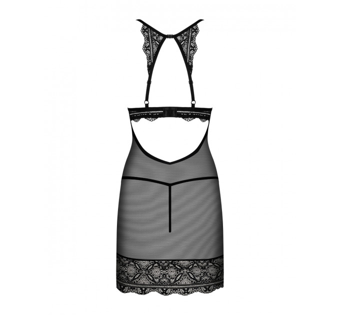 Пеньюар Obsessive Reneliai и стринги S/M
