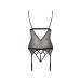 Корсет с открытой грудью S/M black DIABOLINA CORSET - Passion
