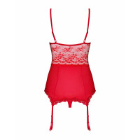 Корсет з підв'язками для панчох Obsessive Lovica corset L/XL