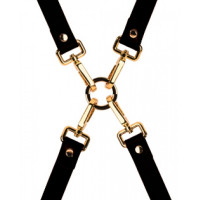 Крестовина итальянская кожа Bondage Boutique leather Hogtie UPKO