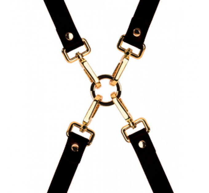 Крестовина итальянская кожа Bondage Boutique leather Hogtie UPKO