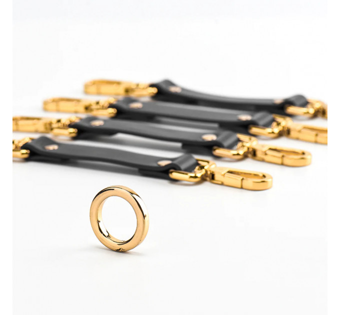 Крестовина итальянская кожа Bondage Boutique leather Hogtie UPKO
