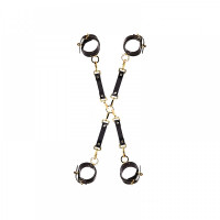 Крестовина итальянская кожа Bondage Boutique leather Hogtie UPKO