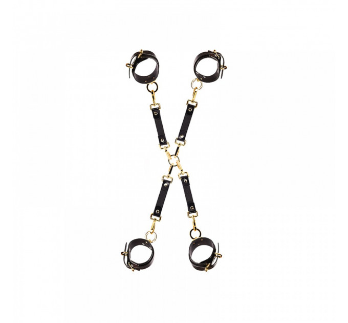 Крестовина итальянская кожа Bondage Boutique leather Hogtie UPKO