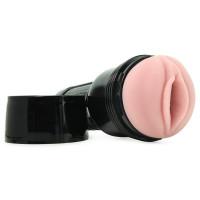 Мастурбатор вагіну в колбі Fleshlight Pink Lady Original, кібершкіра, бежевий