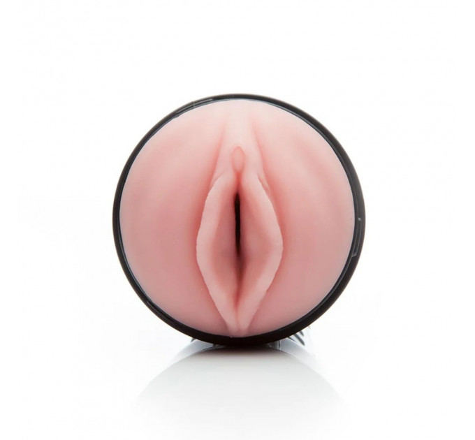Мастурбатор вагина в колбе Fleshlight Pink Lady Original, киберкожа, бежевый