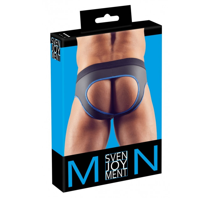 Мужские трусы с открытой попой Svenjoyment, черный, S