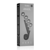 Набор для бондажа на кровать с манжетами для рук и ног Under Mattress Restraint Set, черный
