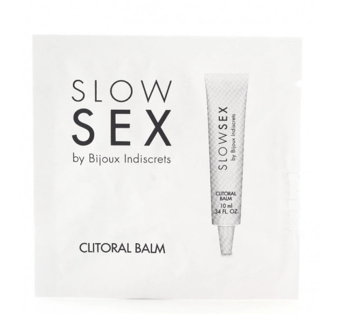 ПРОБНИК Клиторальный бальзам CLITORAL BALM Slow Sex Bijoux Indiscrets, 2 мл