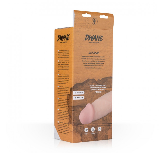 Реалистичный вибратор Dwane - 31 см