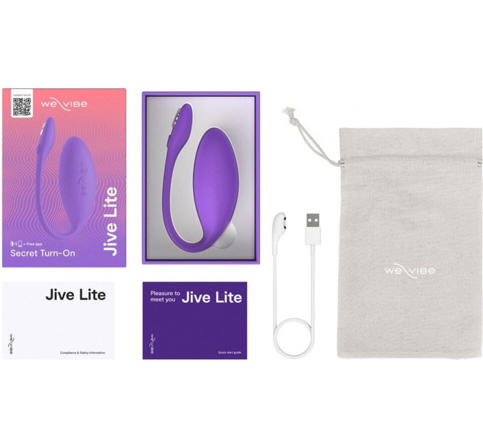 Смарт-вибратор для пар We-Vibe Jive Lite, фиолетовый