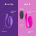 Смарт-вибратор для пар We-Vibe Jive Lite, фиолетовый
