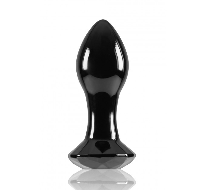 Стеклянная пробка NS Novelties CRYSTAL GEM BLACK