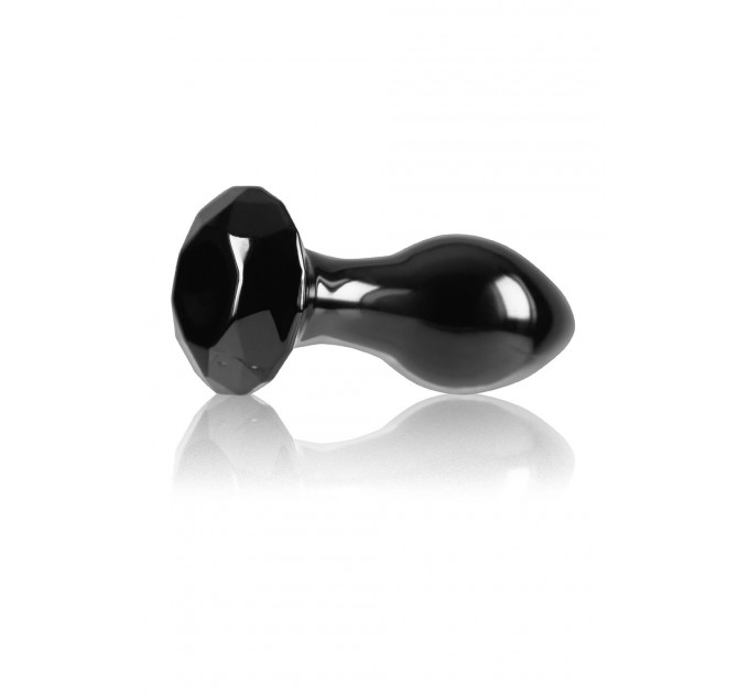 Стеклянная пробка NS Novelties CRYSTAL GEM BLACK
