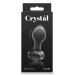 Стеклянная пробка NS Novelties CRYSTAL GEM BLACK