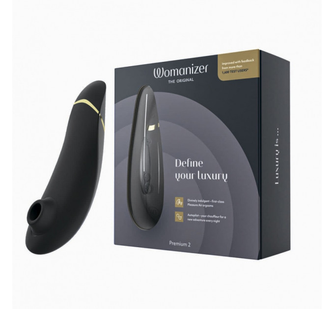Вакуумный клиторальный стимулятор Womanizer Premium 2 BLACK