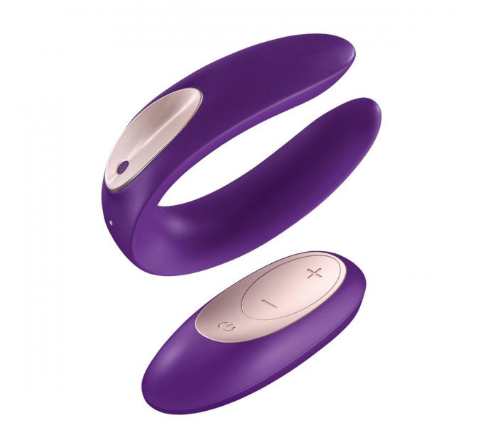 Вибромассажер для пар Satisfyer Partner Plus Remote Couple's, фиолетовый