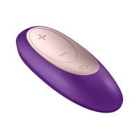 Вібромасажер для пар Satisfyer Partner Plus Remote Couple's, фіолетовий