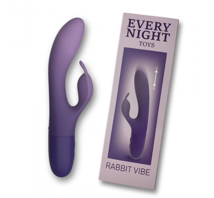 Вибратор-кролик Every Night Toys для точки G, фиолетовый