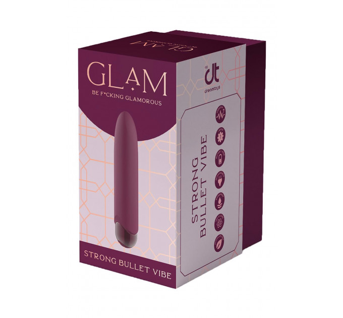 Вибратор пуля Dream Toys Glam, фиолетовый