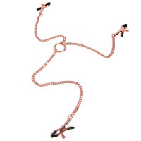 Затискачі на соски та клітор Triple Intimate Clamps
