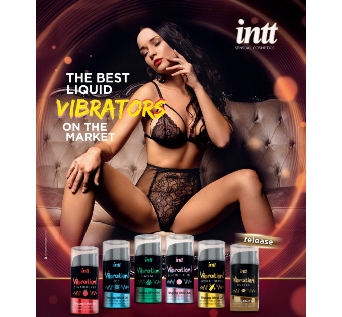 Жидкий вибратор Intt Vibration Bubble Gum 15 мл