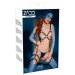 Портупея на грудь и ноги ZADO FETISH Hernes черная, S/M
