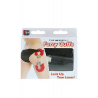 Наручники METAL HANDCUFF WITH PLUSH, BLACK