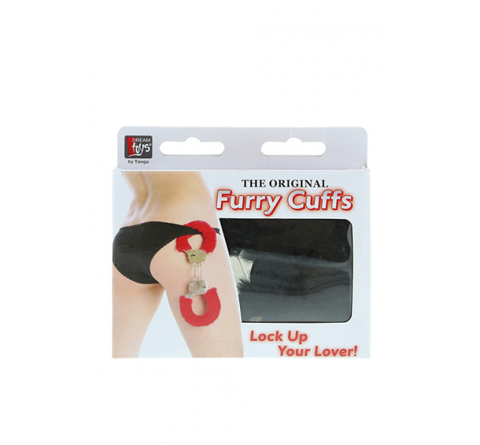 Наручники METAL HANDCUFF WITH PLUSH, BLACK